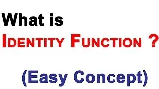 Identity Function & It's Graph - Learn Relations and Function