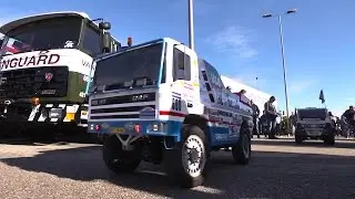 3 Petrol powered RC 1/4 trucks: Daf 95  X1, Ginaf Dakar, Scania V8 torpedo