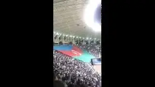 Azerbaycan bayragi  futbol (Qarabagh fc - Saint etienne fc)