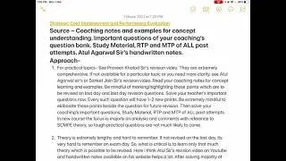 SCMPE - How to score good marks in CA Final SCMPE (Costing)