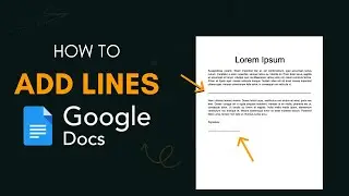 How to Add Line in Google Docs - Quick Guide