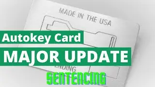 Breaking: Sentencing In The AutoKey Card Case. (
