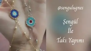 Nazar Boncuklu Şahmeran Bileklik Yapımı #diy Shahmeran Bracelet Making with Evil Eye Beads #tutorial