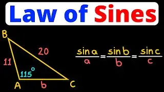 Law of Sines - Solve for Lengths & Angles | Trigonometry | Eat Pi