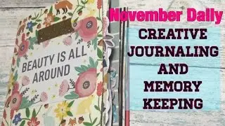 Creative Journaling & Listers Gotta List | November Daily Flip | Travelers Notebook | I'm A Cool Mom