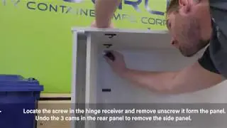 Replacing the hinge side panel - Ergo Duraflex Console