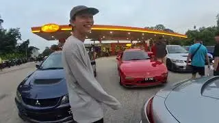 First morning drive in Kuala Lumpur - meet up point