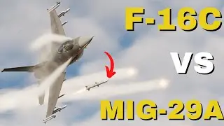 F-16C VS MiG-29A | BVR | DCS World Gameplay