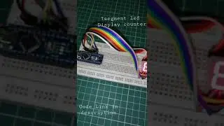 7 segment led display counter 