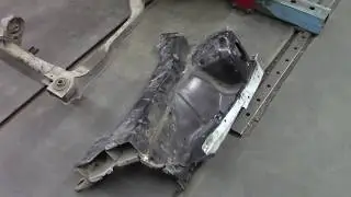 Кузовной ремонт. Хендай Акцент, не много из передней части. Body repair.