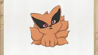KURAMA Zeichnen Einfach (Naruto Charaktere Zeichnen) für Anfänger tutorial und Schritt für Schritt