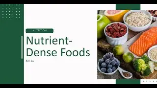Nutrient-dense Foods - The major food types in the healthy dietary pattern