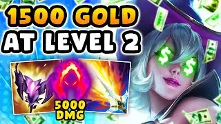 When Elise gets 1500 gold at level 2