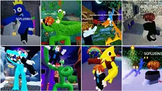 Rainbow Friends Vs Rainbow Friends 2 All Third Person Jumpscares