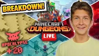Minecraft Live - Full Breakdown (Four New DLCs, Higher Difficulty, + MORE) - Minecraft Dungeons