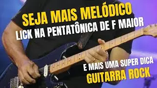Pentatônica maior (Lick F)