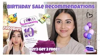 @Plumgoodness 10th Birthday Sale Recommendations | Buy 2 Get 2 + Freebies | Plum Must Haves