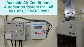 Ductable Air Conditioner Automation System for Lab  / Fan Coil Unit / Siemens RWD Controller