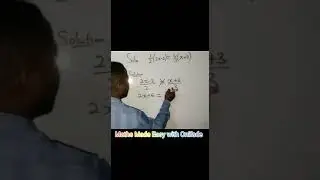 Learn how to solve Linear Equation involving fractions.