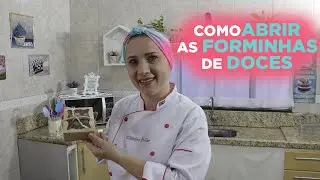 Como abrir forminhas de brigadeiro corretamente.