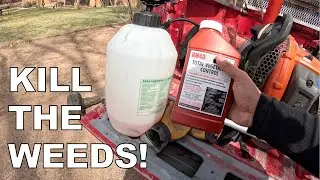 Kill The Weeds Before It's To late! Early Spring Maintenance!