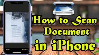 How to scan document on iphone and make PDF easily
