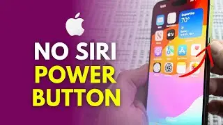 How To Turn Off Siri From Power Button (Side Button)