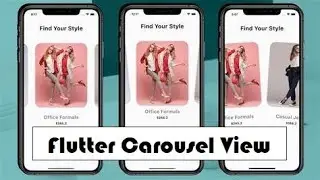 new carousel view in flutter | Build Carousel Slider | 