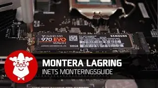 Installera SSD, Hårddisk, M.2 - Så här gör du