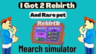 I Got 2 Rebirth at Merge Simulator and Hatch Rare Pet on (Roblox!!)