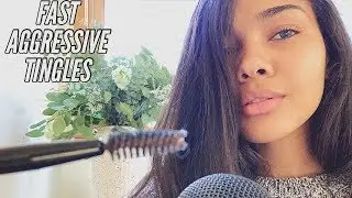 ASMR | Fast, Aggressive ASMR | Eyebrow PLUCKING and WAX  *__*
