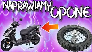 NAPRAWIAM OPONE  W MOIM TURBO SKUTERZE🛵