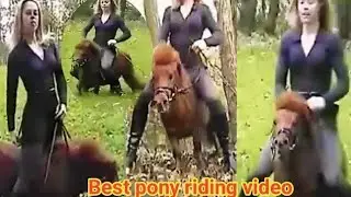 Beauty Girls pony riding new video please subscribe my channel 