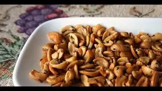 Super Easy Roasted Cashews (olive oil & thyme)… ready to serve in 15 minutes