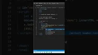 Javascript,🤗 how to convert a number into a string | amazing tips #shorts