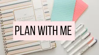 Plan With Me ft. Day Designer Planner  |  how I set up my planner