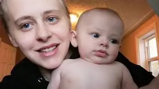 Mom and daughter day! *Hidden camera to see what baby does *