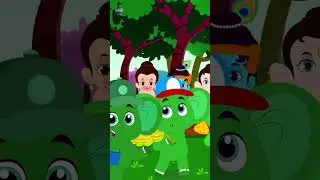 Ek Mota Hathi In Telugu, ఏక్ మోతా హాథీ #shorts #telugurhymes #poems #funnyshorts #hathiraja