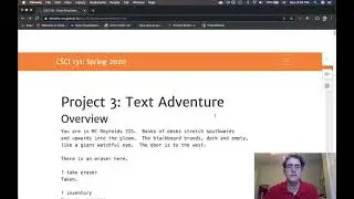 Lab 9 Text Adventure Introduction