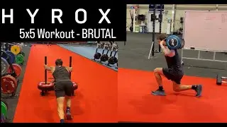 HYROX WORKOUT - The 5X5 | SWEATFEST!
