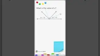 Solving Equations And 180 Degree Angles