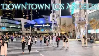 Downtown LA at Night | Los Angeles, California  [4K] 🇺🇸