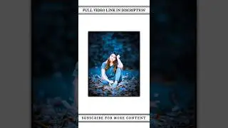 Blue Moody Effect Lightroom Photo Editing | Lightroom Mobile Editing | #photo_editing #shorts