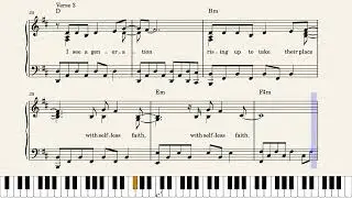 Hosanna - Hillsong (Piano Solo Tutorial)