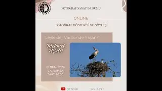 Online Etkinlik - Fotograf Gösterisi ve Söyleşi - "Leylekler Vadisinde Yaşam" Mehmet UÇAR