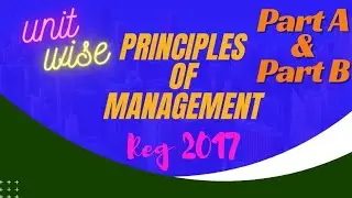 How to pass in Principles of management regulation 2017 in Anna university