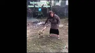 DIKEJAR ANGSA BIKIN NGAKAK !!!! SOANG POTONG BEBEK ANGSA
