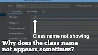 MyClass name does not appears on Edit configuration || Mayank Codes #shorts #youtubeshorts