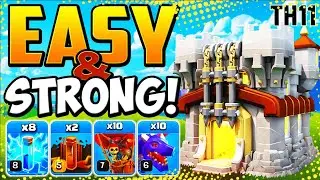 TH11 TOO EASY?! TH11 Zap Quake Dragons | Best TH11 Attack Strategies in Clash of Clans