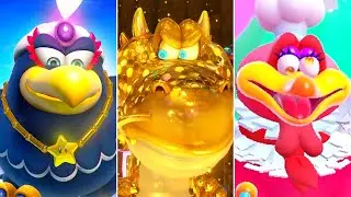 Captain Toad: Treasure Tracker - All Bosses + Cutscenes (No Damage)